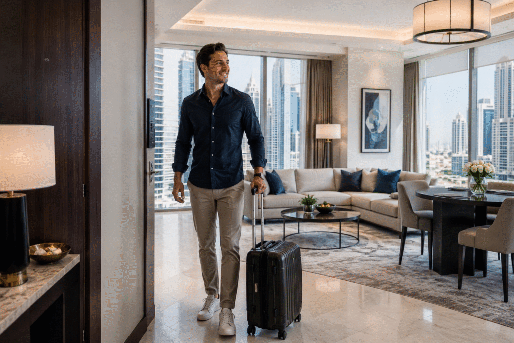 Fully Furnished Apartments in Dubai offering ready-to-move-in convenience for professionals relocating to the city.